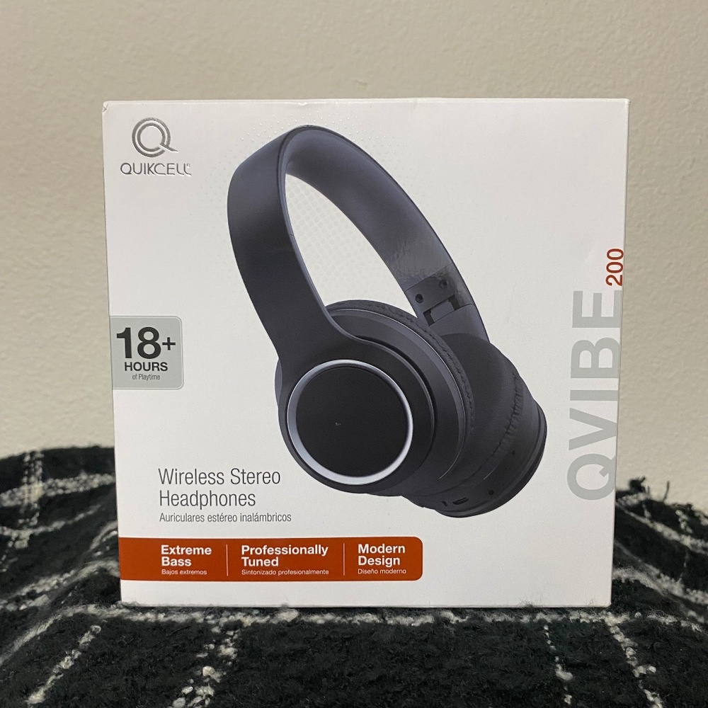 Wireless stereo headphones QVIBE200